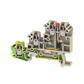   Bloc de borne pentru senzori și dispozitive de comandă DLA 2.5/LD-RT/D DB (0,13-4 mm²), 30 V/17,5 A, bej 1783620000 Weidmüller