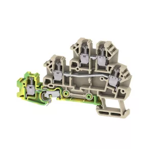   Bloc de borne pentru senzori și dispozitive de comandă DLD 2.5/PE DB (0,13-4 mm²), 250 V/17,5 A, bej 1783790000 Weidmüller