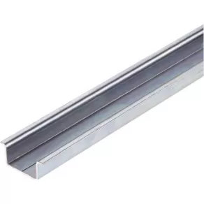   Șină cu capete plate (șină TS) neperforată 2000x35x15 mm, aluminiu, TS 35X15/2.3 2M/AL/BK 1848290000 Weidmüller