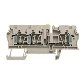   Bornieră de măsurare și decuplare ZTR 2,5/3AN (0,05-4 mm²), TS35/Wemid, 500 V/20 A, bej 8731720000 Weidmüller