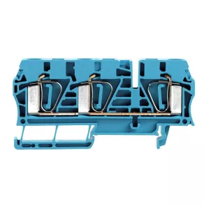   Conector de trecere ZDU 6/3AN BL (0,22-10 mm²), 800 V/41 A, albastru 7907420000 Weidmüller