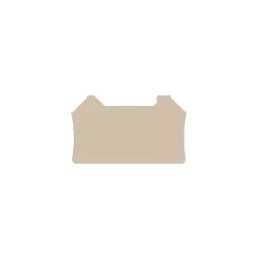   Capac pentru bornieră din seria W, model WAP WDU/WTR4/ZZ, bej, 1905150000 Weidmüller