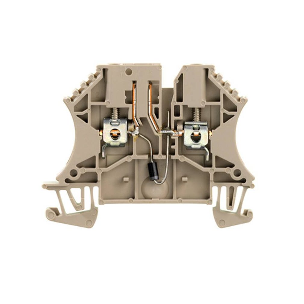 Mérő-bontó sorkapocs WTR 2.5 D+ 2STB 6.9/2.3 (0,13-4mm2), TS35/Wemid, 500V/1A, bézs 1961750000 Weidmüller