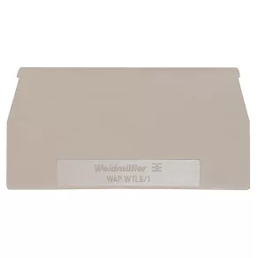   Capac pentru bornă din seria W, model WAP WTL6/1 EN, bej, 1957710000 Weidmüller