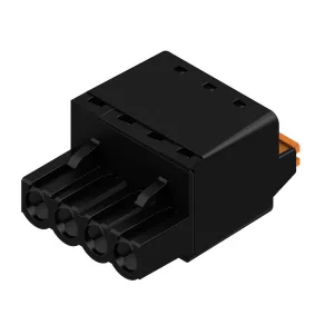   Conector cu mufă pentru PCB, conector cu manșon BLF 5.00HC/04/180 SN BK BX 1017690000 Weidmüller