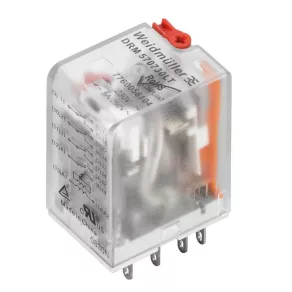   DRM570730LT Releu cu 4 contacte, cu buton de testare și LED, 230 V c.a. 7760056104 Weidmüller