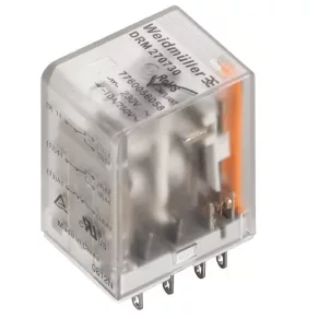   DRM2705 24 V c.a. 2CO LD 10 A AgNi, releu cu 2 contacte, cu LED, 24 V c.a. 7760056064 Weidmüller