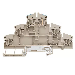   Bloc de borne cu mai multe etaje ZDLD 2.5-2N/PE/L/N (0,08-2,5 mm²), 500 V/20 A, bej 1131760000 Weidmüller