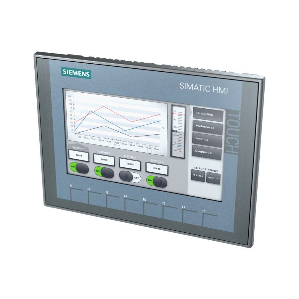 Siemens 6AV2123-2GB03-0AX0 KTP700 Basic, 7 col TFT (LCD), 800x400, tactil + taste, PROFINET, 10Mb