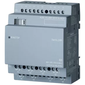   Siemens 6ED1055-1FB10-0BA2 LOGO! DM16 230R (115-230 V c.a./c.c.) 8 intr. / 8 ieș. (relee, 5 A) pentru LOGO! 8