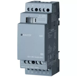   Siemens 6ED1055-1MA00-0BA2 LOGO! AM2 AI, 2 intrări analogice, 0-10 V, 0-20 mA, rezoluție de 10 biți, [pentru LOGO! 8]