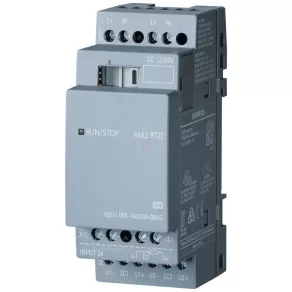   Siemens 6ED1055-1MD00-0BA2 LOGO! AM2 PT 100 2 intrări analogice, PT100 -50 °C ... +200 °C [pentru LOGO! 8]