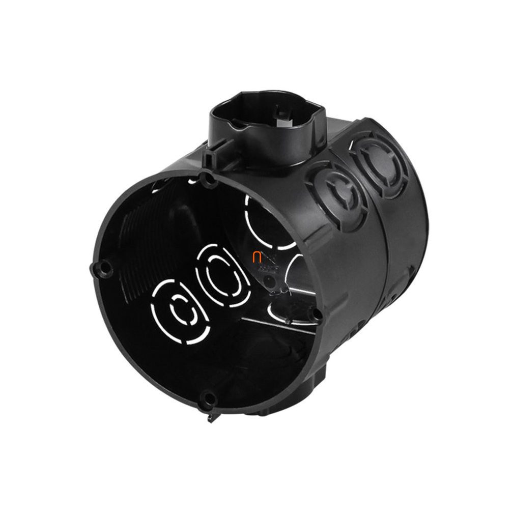 Cutie din plastic 65 mm, perforată, stivuibilă, adâncime 65 mm, E107 M25 F-Tronic