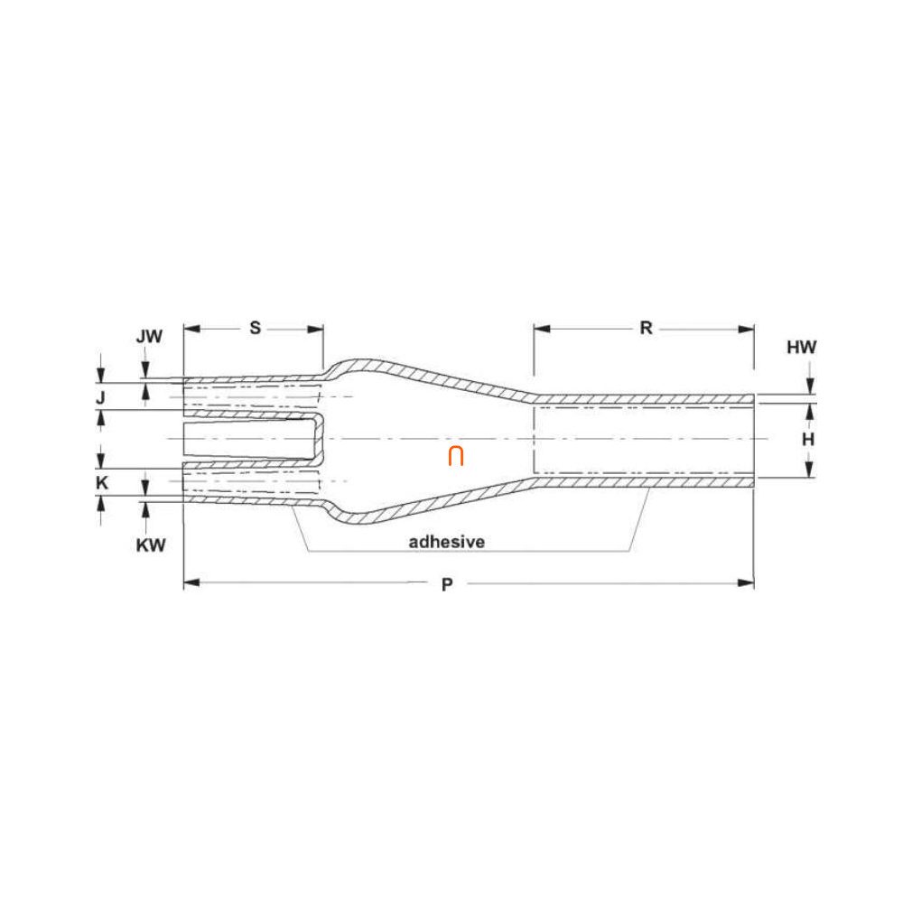 Raychem 402W516/S capăt de închidere termocontractibil - racord 3x(50-150) mm2 337914N001