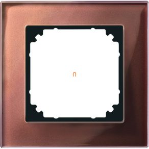   Schneider Merten M-Plan cadru simplu, maro mahon (sticlă) 489115