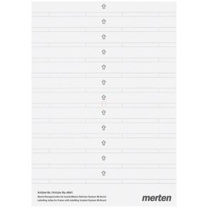   Set de etichete Schneider Merten M-Smart/M-Pure, 36 bucăți 484100