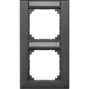   Schneider Merten M-Plan etichetabil dublu, cadru vertical, antracit 476214