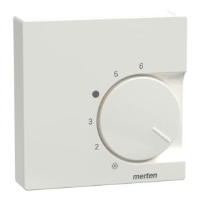   Schneider Merten Placă de acoperire pentru termostat cu contact inversor, Sistem-M, alb polar 534719