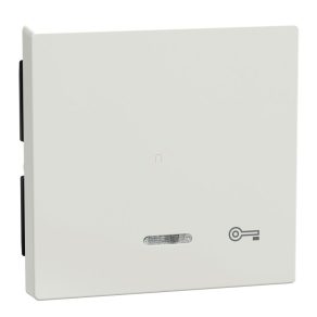   Comutator cu cheie Schneider Merten, cu simbol cheie, pentru funcții de semnalizare, System-M, alb polar 435319