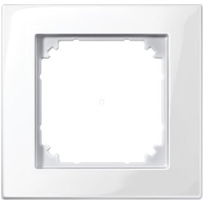 Rama simplă Schneider Merten M-Plan, alb polar 515119