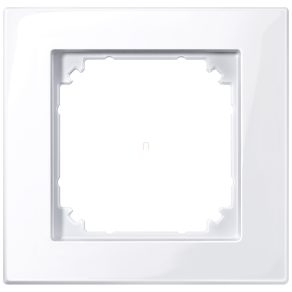 Rama simplă Schneider Merten M-Plan, alb activ 515125