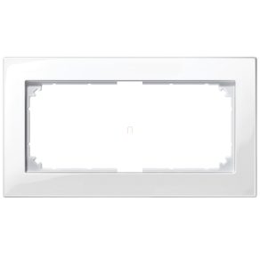   Schneider Merten M-Plan cadru dublu, cameră simplă, alb polar 515819