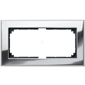   Schneider Merten M-Plan cadru dublu, spațiu simplu, crom (metal) 475839
