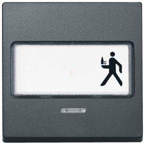   Cheie Schneider Merten etichetabilă pentru funcții de semnalizare luminoasă, System-M, antracit 434614