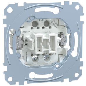   Buton Schneider Merten unipolar, normal deschis (NO), terminal cu șurub, 10A MEG3050-0000