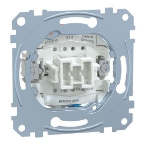  Schneider Electric Merten - MEG3151-0000 - Buton cu un singur pol, normal închis (NC), cu conexiune zero, 10A