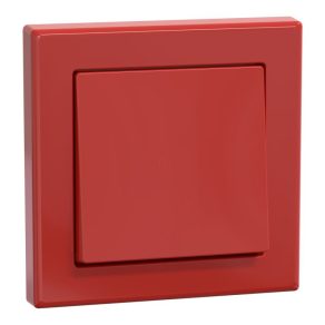   Schneider Electric Merten - MEG3341-1406 - Comutator jumbo, comutator gigant, comutator de schimbare, 10AX, roșu