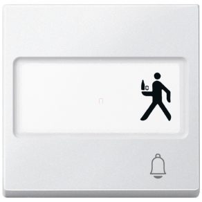  Cheie Schneider Merten etichetabilă cu semnal sonor, System-M, alb mat MEG3365-0419