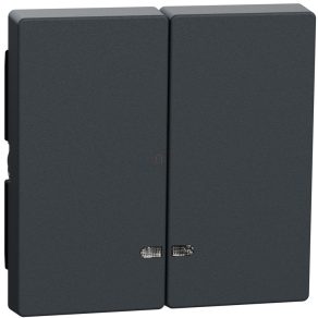   Cheie dublă Schneider Merten pentru funcții de semnalizare luminoasă, System-M, antracit MEG3420-0414