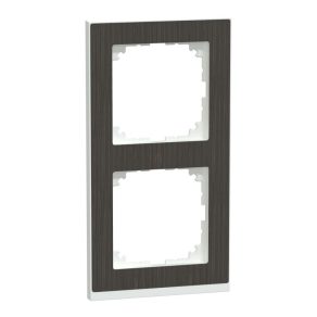   Schneider Electric Merten M-Pure - MEG4020-3674 - cadru dublu, stejar/alb activ (lemn)