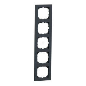   Schneider Electric Merten M-Pure - MEG4050-3614 - cadru cu cinci locuri, antracit