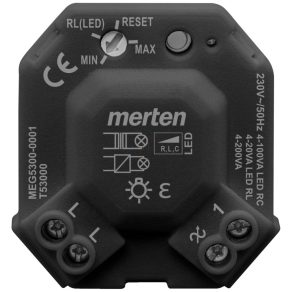   Modul universal de reglare a intensității luminoase LED Schneider Merten, 4-100 W MEG5300-0001