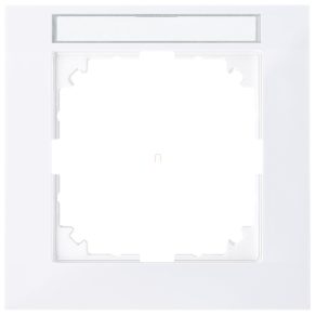   Schneider Merten M-Pure cadru simplu etichetabil, alb activ MEG4011-3625