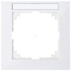   Cadru triplu vertical etichetabil Schneider Merten M-Pure, alb activ MEG4032-3625