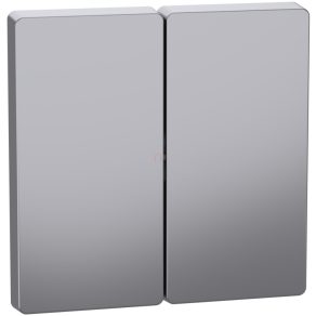   Schneider Electric Merten System Design - MEG3400-6036 - Cheie dublă, oțel