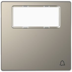   Schneider Electric Merten System Design - MEG3365-6050 - Tastă etichetabilă cu semnal sonor, nichel