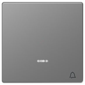   Schneider Electric Merten System Design - MEG3325-6036 - cheie cu semnal sonor, funcții de indicator luminos, oțel