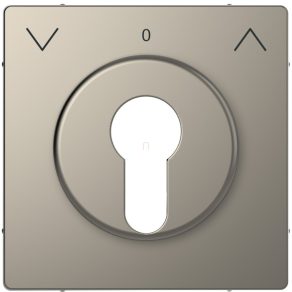   Schneider Electric Merten System Design - MEG3883-6050 - Capac pentru comanda ruloului cu cheie, nichel