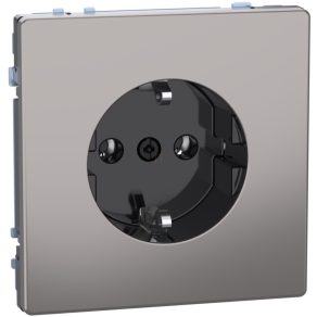   Schneider Electric Merten System Design - MEG2301-6050 - priză 2P+F, cu arc, 16 A, nichel