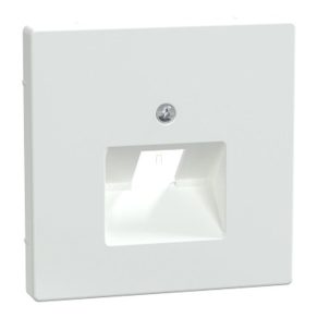  Schneider Electric Merten System Design - MEG4521-6035 - Capac pentru priză 1xRJ45, unghiular, alb lotus