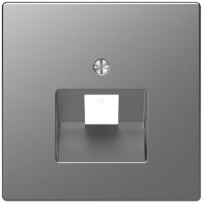   Schneider Electric Merten System Design - MEG4521-6036 - Capac pentru priză 1xRJ45, unghiular, oțel