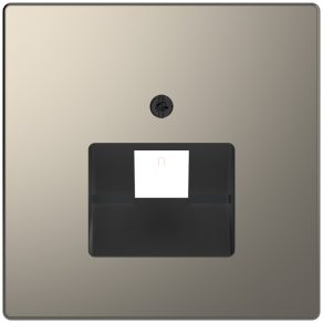   Schneider Electric Merten System Design - MEG4521-6050 - Capac pentru priză 1xRJ45, unghiular, nichel