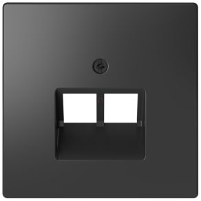   Schneider Electric Merten System Design - MEG4522-6034 - Capac pentru priză 2xRJ45, unghiular, antracit