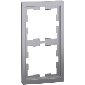   Schneider Electric Merten D-Life - MEG4020-6536 - cadru dublu, oțel