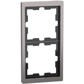   Schneider Electric Merten D-Life - MEG4020-6550 - cadru dublu, nichel