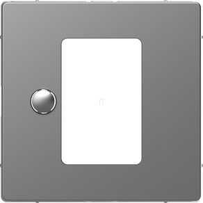   Schneider Electric Merten System Design - MEG5775-6036 - Capac pentru termostat cu ecran tactil, oțel